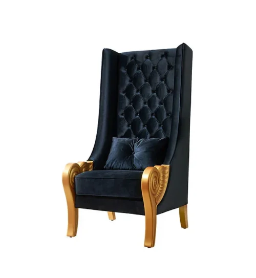 A-CH02 Throne 62.5" Tall (Black)