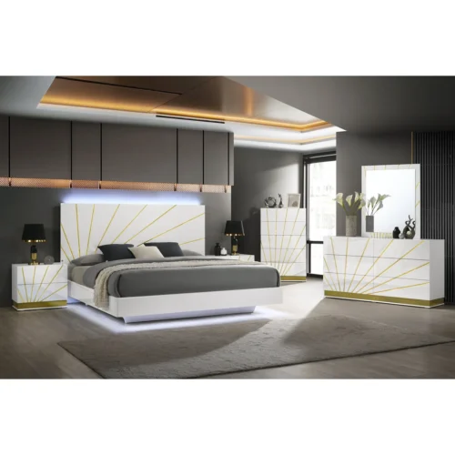 B59 Safa (White/Gold)