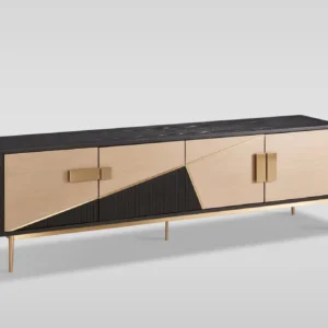 IMG_3477 Divolia TV Stand (Black & Grey)