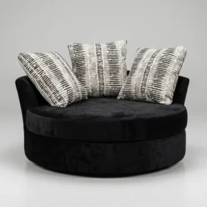 S1025 Swivel Chair (Black)