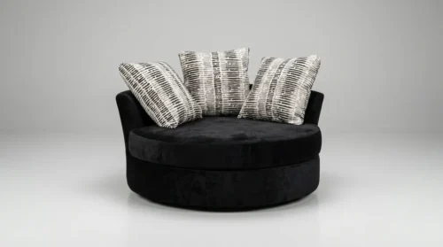 S1025 Swivel Chair (Black)